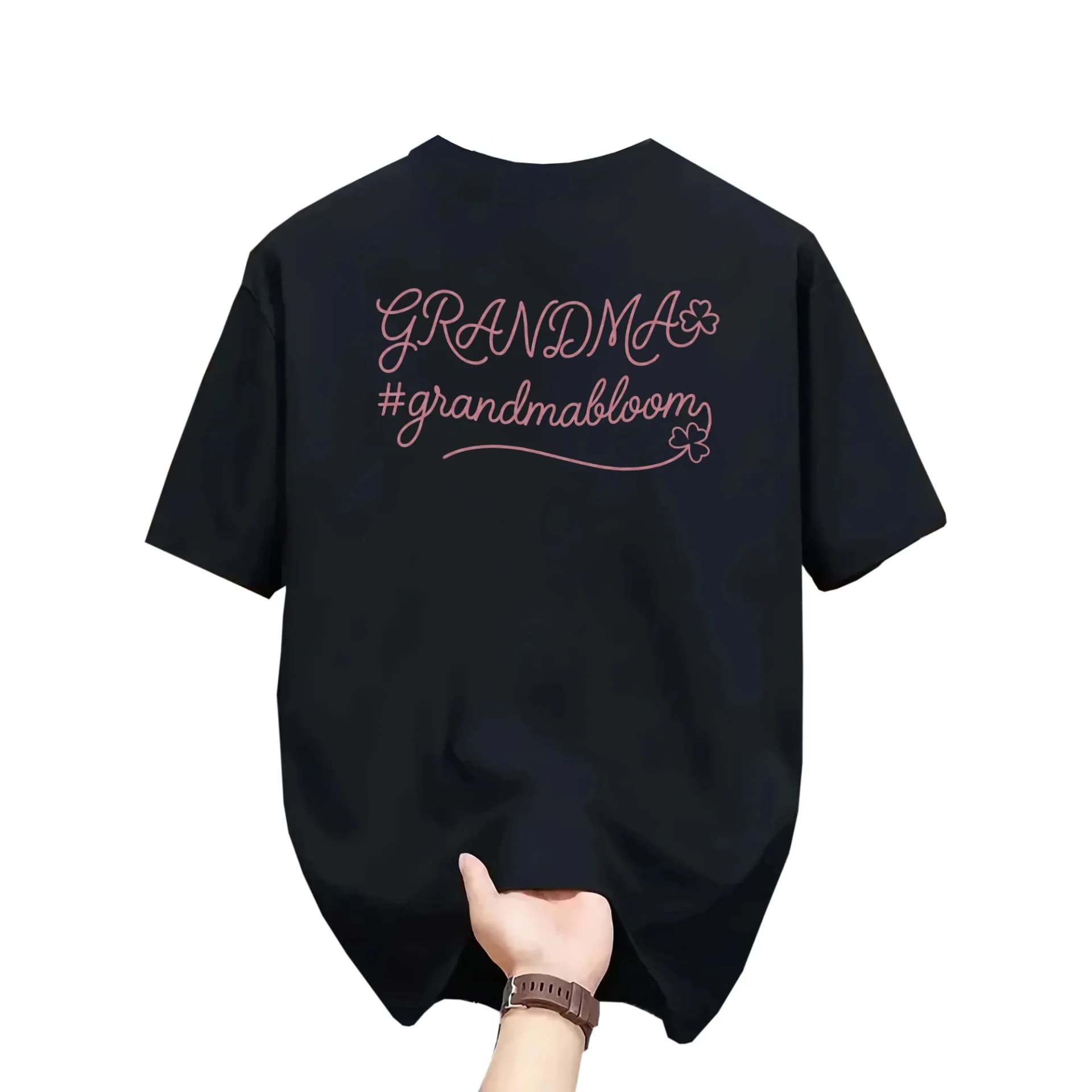 T-shirt Grandma Grandmabloom Graphic Tee Casual Cotton Top for Everyday Wear and Unique Personal Expression